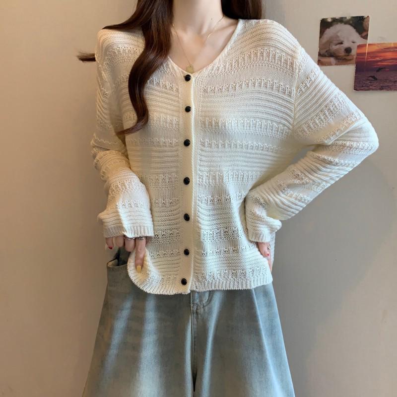 Plus Size Women s V-Neck Hollow Out Long Sleeve Cardigan - Early Spring 2026 XL білий
Plus Size Women s V-Neck Hollow Out Long Sleeve Cardigan - Early Spring 2026 XL білий