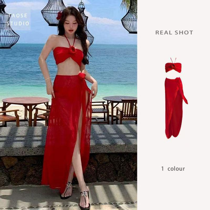 2025 Red Three-Piece Women s Bikini Set: Sexy Summer Beachwear For Wholesale One Size (75-120 kg)
2025 Red Three-Piece Women s Bikini Set: Sexy Summer Beachwear For Wholesale One Size (75-120 kg)