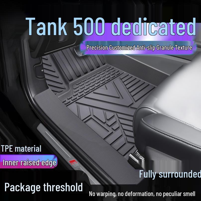 Tank 500 TPE Full Coverage Floor Mats and Door Sill Protection - New Model Hi4-T Single Upgrade
Tank 500 TPE Full Coverage Floor Mats and Door Sill Protection - New Model Hi4-T Single Upgrade