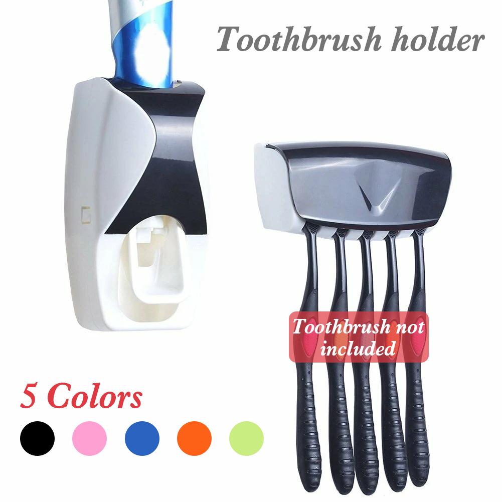 Hot Automatic Auto Toothpaste Dispenser +Toothbrush Holder Set Wall Mount Wine Storage Rack Bathroom Accessories Set Squeezer чёрный
Hot Automatic Auto Toothpaste Dispenser +Toothbrush Holder Set Wall Mount Wine Storage Rack Bathroom Accessories Set Squeezer чёрный
