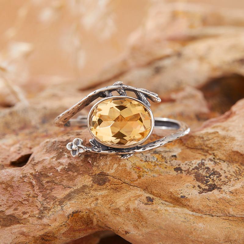 Natural Color Treasure Amethyst Citrine Thai Silver Ring Women S S925 Sterling Silver Topaz Garnet Index Finger Ring
Natural Color Treasure Amethyst Citrine Thai Silver Ring Women S S925 Sterling Silver Topaz Garnet Index Finger Ring