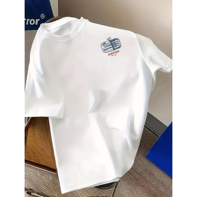 European sizes Portuguese Sardine Canned Retro Print Seafood Gourmet Theme Short Sleeve T-Shirt Summer New Men S Fashion Print Casual Wear S белый
European sizes Portuguese Sardine Canned Retro Print Seafood Gourmet Theme Short Sleeve T-Shirt Summer New Men S Fashion Print Casual Wear S белый