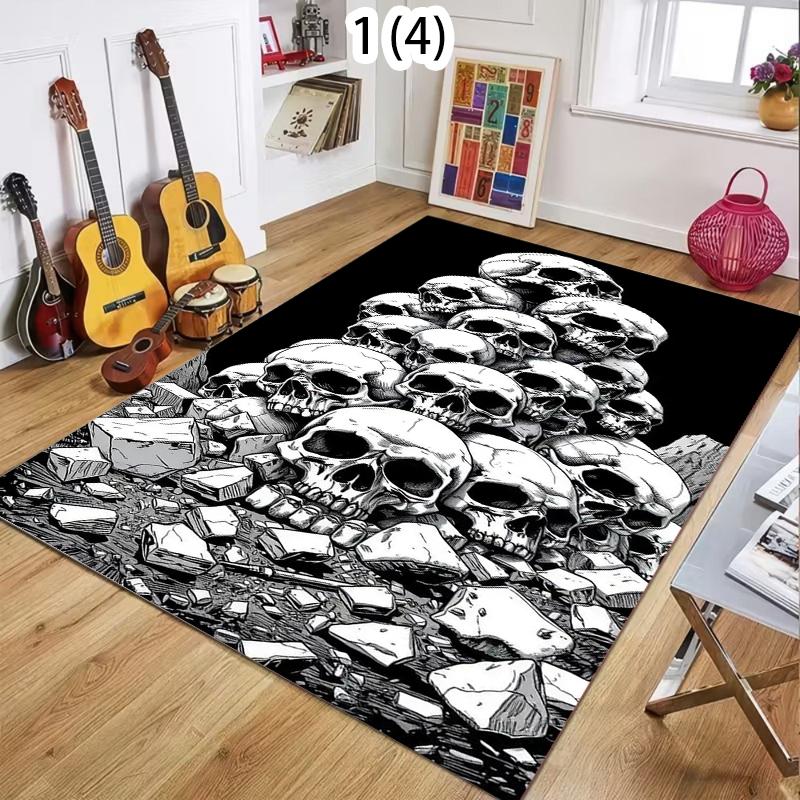 A Door Mat with Skull Pattern Design, Anti Slip and Easy Clean Suitable for Carpets in Home Bathrooms Kitchens and Shower Rooms 40x60cm
A Door Mat with Skull Pattern Design, Anti Slip and Easy Clean Suitable for Carpets in Home Bathrooms Kitchens and Shower Rooms 40x60cm