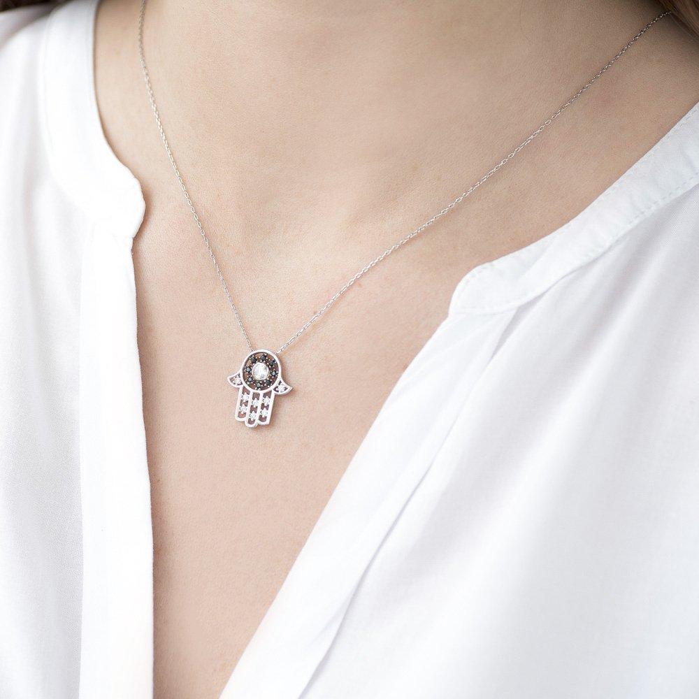 Срібна каблучка Хамса (фіаніти) Oniks 40 срібний
Срібна каблучка Хамса (фіаніти) Oniks 40 срібний