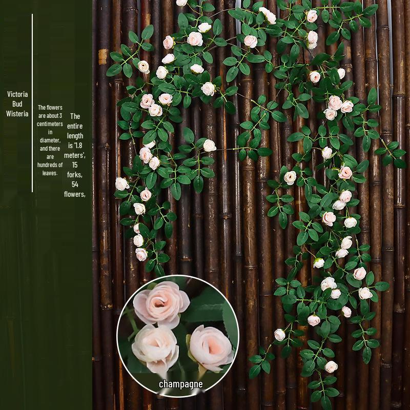 Artificial Rose Flower Vine for Wall and Ceiling Decoration As per image
Artificial Rose Flower Vine for Wall and Ceiling Decoration As per image
