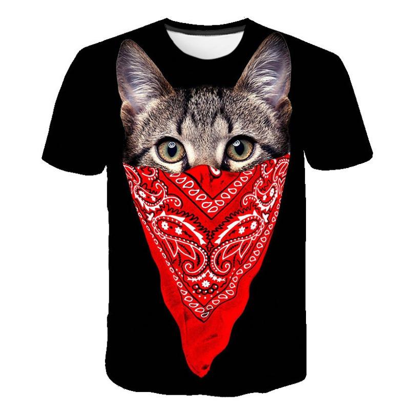 Cat Animal 3D Digital Printed Short Sleeved Men s Fashionable Short Sleeved Shirt S
Cat Animal 3D Digital Printed Short Sleeved Men s Fashionable Short Sleeved Shirt S