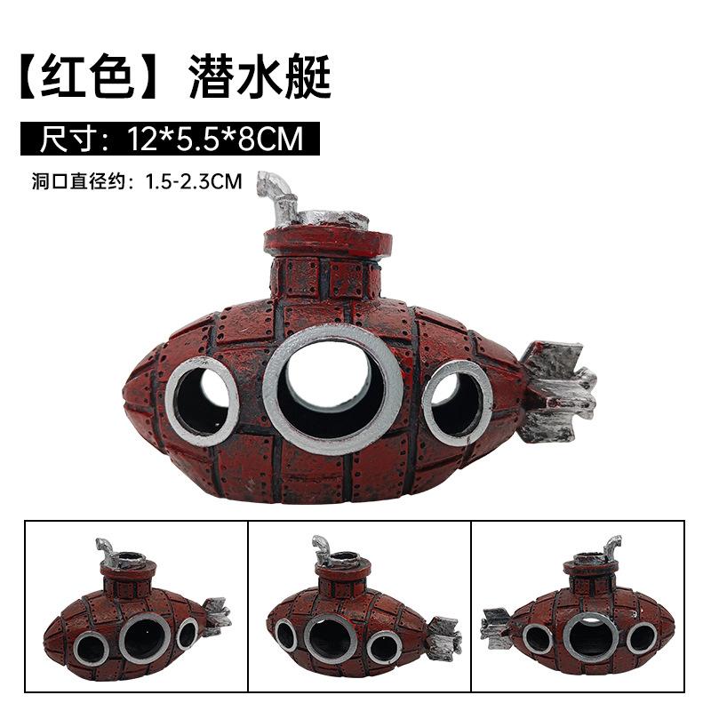 Aquarium Fish Tank Decorations Landscape Submarine Wreck Ship Vintage Resin Design Boat Aquarium Accessories Home Decorations
Aquarium Fish Tank Decorations Landscape Submarine Wreck Ship Vintage Resin Design Boat Aquarium Accessories Home Decorations