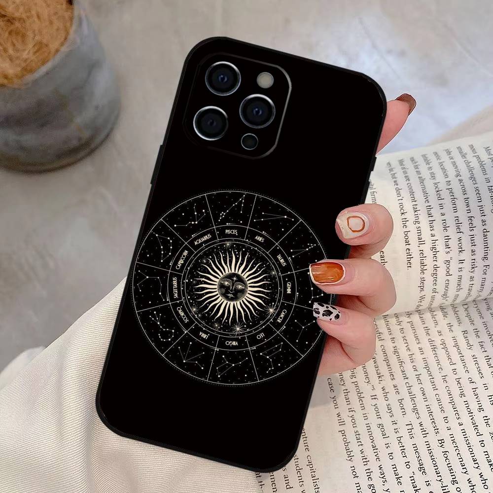 Sun Moons Star Signs Phone Case For iPhone 17, 16,15,14,13,12,11 Plus,Pro Max, Others Soft Black Cover iPhone17Air
Sun Moons Star Signs Phone Case For iPhone 17, 16,15,14,13,12,11 Plus,Pro Max, Others Soft Black Cover iPhone17Air