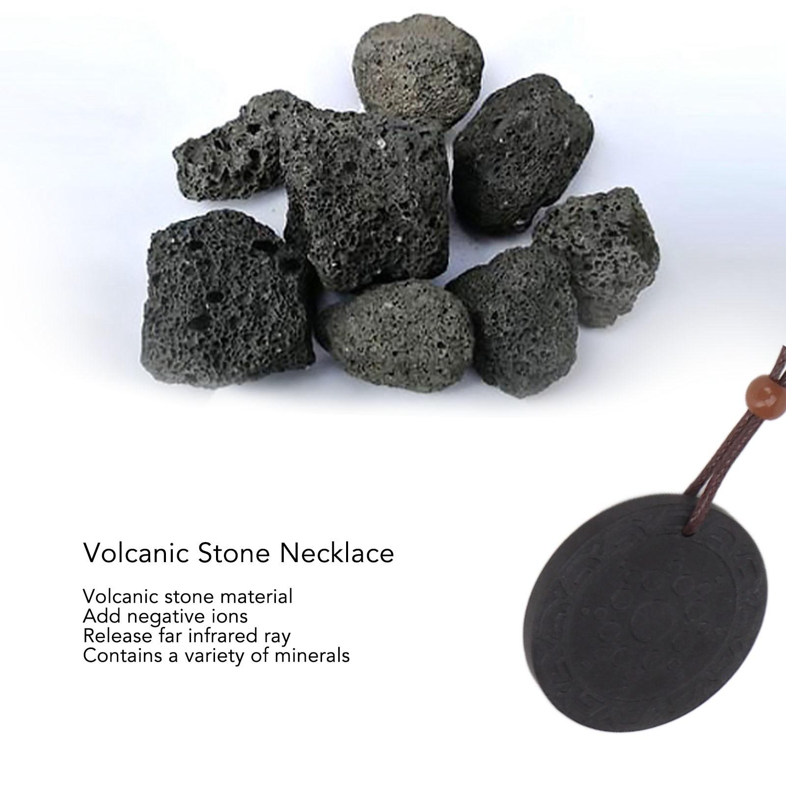 Volcanic Stone Pendant Necklace Men Women Exquisite Engraved Energy Stone Necklace for Office Work
Volcanic Stone Pendant Necklace Men Women Exquisite Engraved Energy Stone Necklace for Office Work