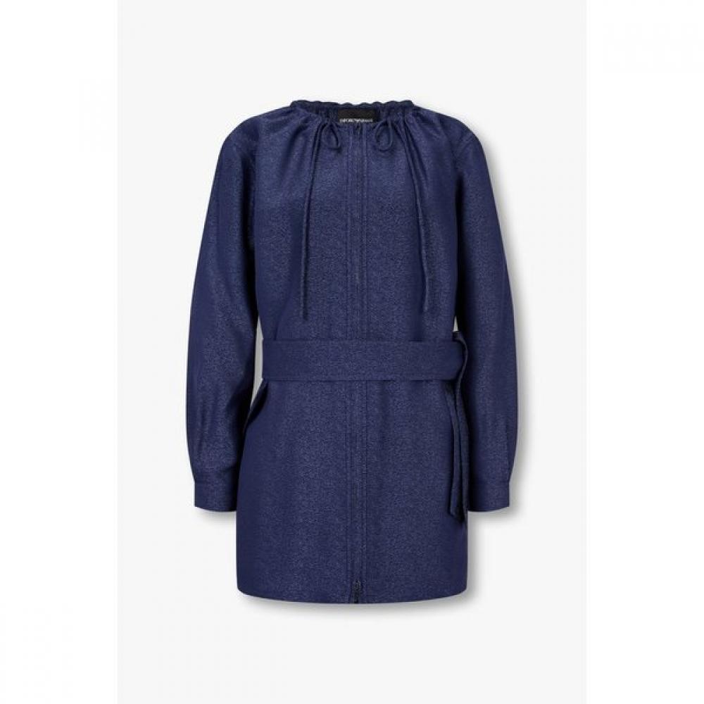 Emporio Armani Women S Belted Jacket With drawString Neck A525110508 44
Emporio Armani Women S Belted Jacket With drawString Neck A525110508 44