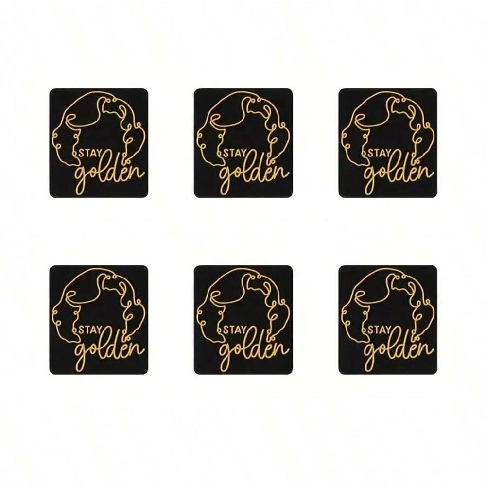 6/9PCS Golden Girl Stay Golden Silicone Beads, Retro, Suitable for DIY Jewelry Making, Keychains, Necklace Handicrafts
6/9PCS Golden Girl Stay Golden Silicone Beads, Retro, Suitable for DIY Jewelry Making, Keychains, Necklace Handicrafts