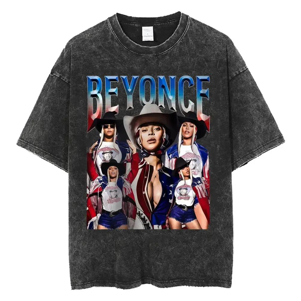 Vintage Washed Beyonc Cowboy Carter World Tour T Shirts Men Women Fashion Hip Hop Punk Tshirts Casual High Quality Tshirt Yk S
Vintage Washed Beyonc Cowboy Carter World Tour T Shirts Men Women Fashion Hip Hop Punk Tshirts Casual High Quality Tshirt Yk S