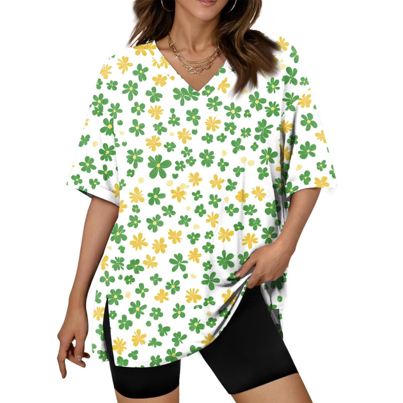 Women s Fashion Printed V-Neck Short Sleeve Fitness T-Shirt Plus Size Tops XL жёлтый
Women s Fashion Printed V-Neck Short Sleeve Fitness T-Shirt Plus Size Tops XL жёлтый