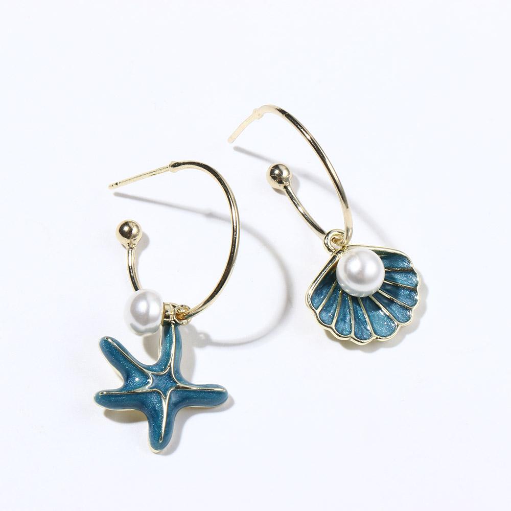 Zinc Zinc Alloy Pearl Earrings Blue Dangle Earrings Drip Glaze Ear Accessories Women
Zinc Zinc Alloy Pearl Earrings Blue Dangle Earrings Drip Glaze Ear Accessories Women