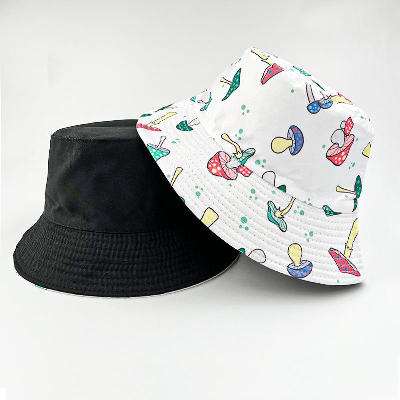 New spring and summer mushroom printed fisherman s hat Children wear versatile sun hats on both sides Outdoor sunscreen basin hats M(56-58cm)
New spring and summer mushroom printed fisherman s hat Children wear versatile sun hats on both sides Outdoor sunscreen basin hats M(56-58cm)