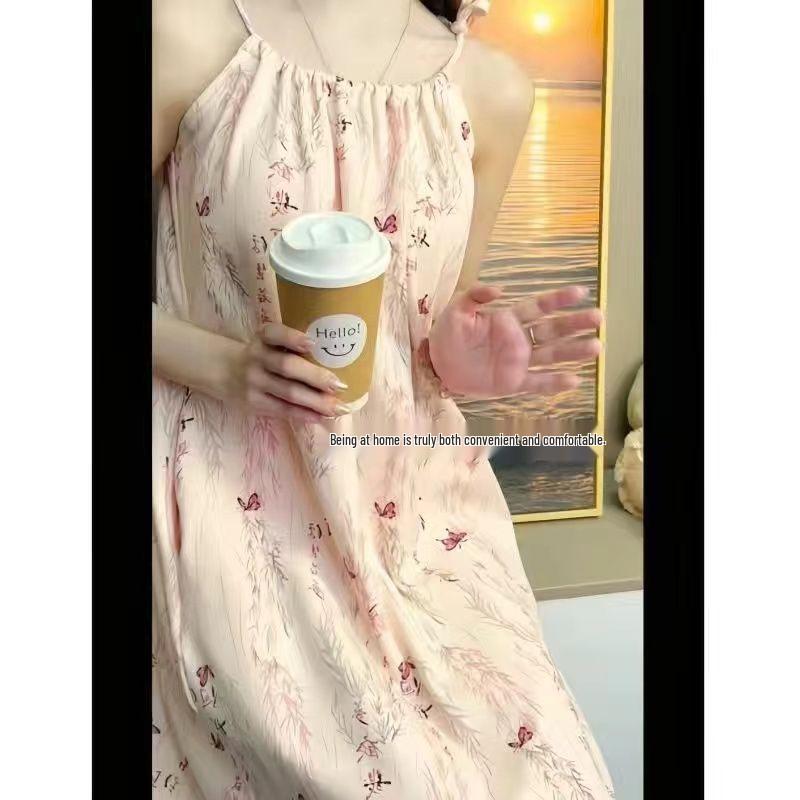 Women s Cute Cartoon Crepe Nightgown, Summer Plus Size, Sweet Loose Homewear, Round Neck. One size (recommended for 80-140 jin)
Women s Cute Cartoon Crepe Nightgown, Summer Plus Size, Sweet Loose Homewear, Round Neck. One size (recommended for 80-140 jin)