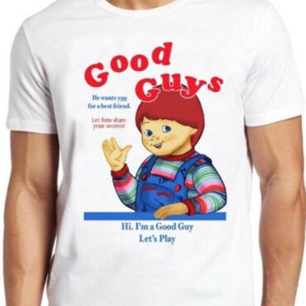230GSM 100% Cotton T-Shirt Good Guys T Shirt Chucky Childs Play Horror Cult 80s Film Cool Gift Tee 167
230GSM 100% Cotton T-Shirt Good Guys T Shirt Chucky Childs Play Horror Cult 80s Film Cool Gift Tee 167