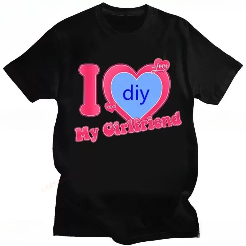 DIY CUSTOMIZE Printed Streetwear Couple Tshirt I Love My Boyfriend Girlfriend Customize Picture Tshirt Women Unisex Tops 4XL
DIY CUSTOMIZE Printed Streetwear Couple Tshirt I Love My Boyfriend Girlfriend Customize Picture Tshirt Women Unisex Tops 4XL