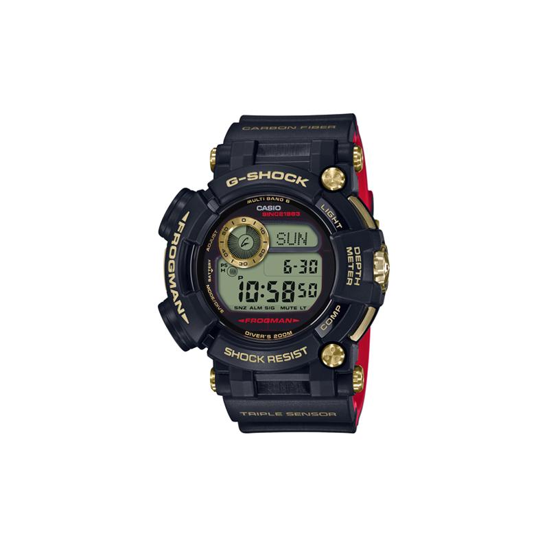 Casio G-SHOCK Marine Series 35th Anniversary Frogman Six Bureau Radio 200 Meters Waterproof Solar Quartz Movement Resin Strap Japanese GWF-D1035B-1 чёрный
Casio G-SHOCK Marine Series 35th Anniversary Frogman Six Bureau Radio 200 Meters Waterproof Solar Quartz Movement Resin Strap Japanese GWF-D1035B-1 чёрный
