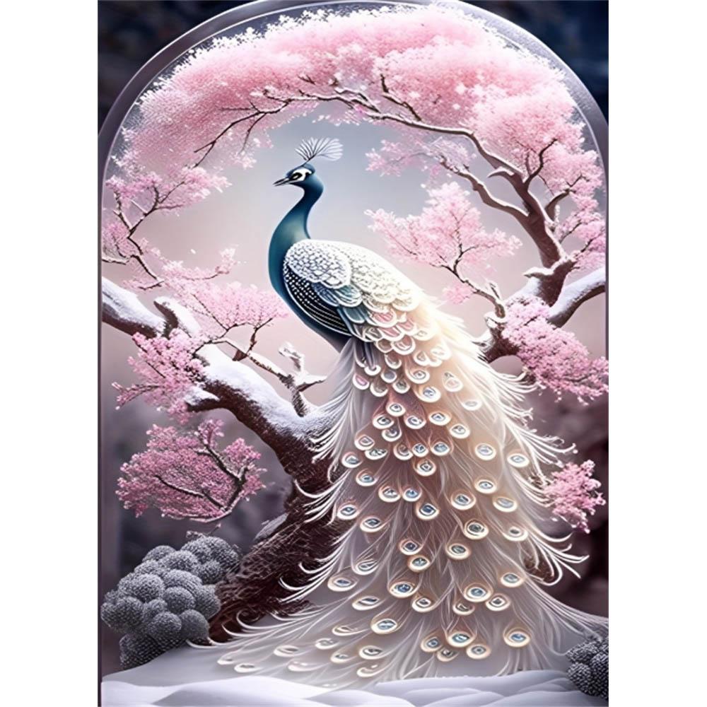 5D Peacock Diamond Art Piece Set DIY Full Diamond Crystal Cross Stitch Craft Painting Suitable for Decoration Home Crafts Wall Mural Ornaments Round 20x30cm
5D Peacock Diamond Art Piece Set DIY Full Diamond Crystal Cross Stitch Craft Painting Suitable for Decoration Home Crafts Wall Mural Ornaments Round 20x30cm