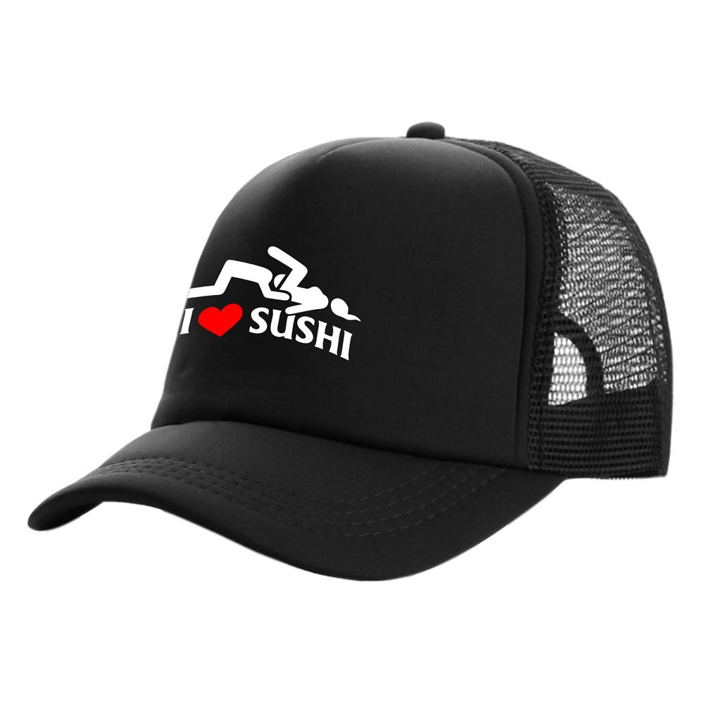 I Love Sushi Trucker Caps Unisex Funny Hat Baseball Cap Cool Summer Unisex Mesh Net Caps MZ-471
I Love Sushi Trucker Caps Unisex Funny Hat Baseball Cap Cool Summer Unisex Mesh Net Caps MZ-471