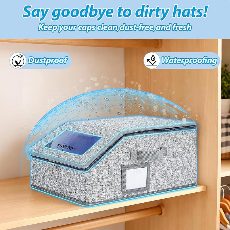 New Foldable Zipper Baseball Cap Storage Box Hat Storage Box Wardrobe Storage Boxes Storage Bra Socks Toy Storage Organizer серый
New Foldable Zipper Baseball Cap Storage Box Hat Storage Box Wardrobe Storage Boxes Storage Bra Socks Toy Storage Organizer серый