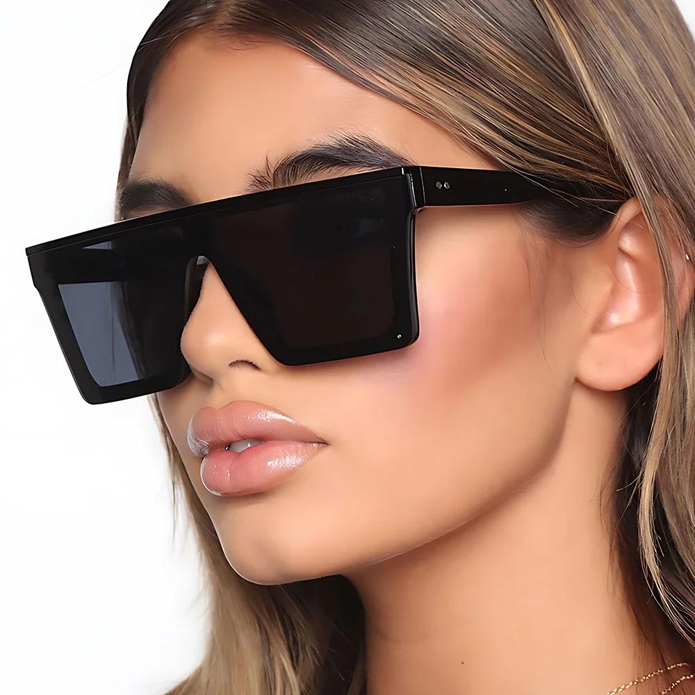 1-20PCS Fashion Large Frame Sunglasses Ins Cyberpunk Style Glasses Driving Sunscreen Sunscreen Personalized One-piece Sunglasses
1-20PCS Fashion Large Frame Sunglasses Ins Cyberpunk Style Glasses Driving Sunscreen Sunscreen Personalized One-piece Sunglasses