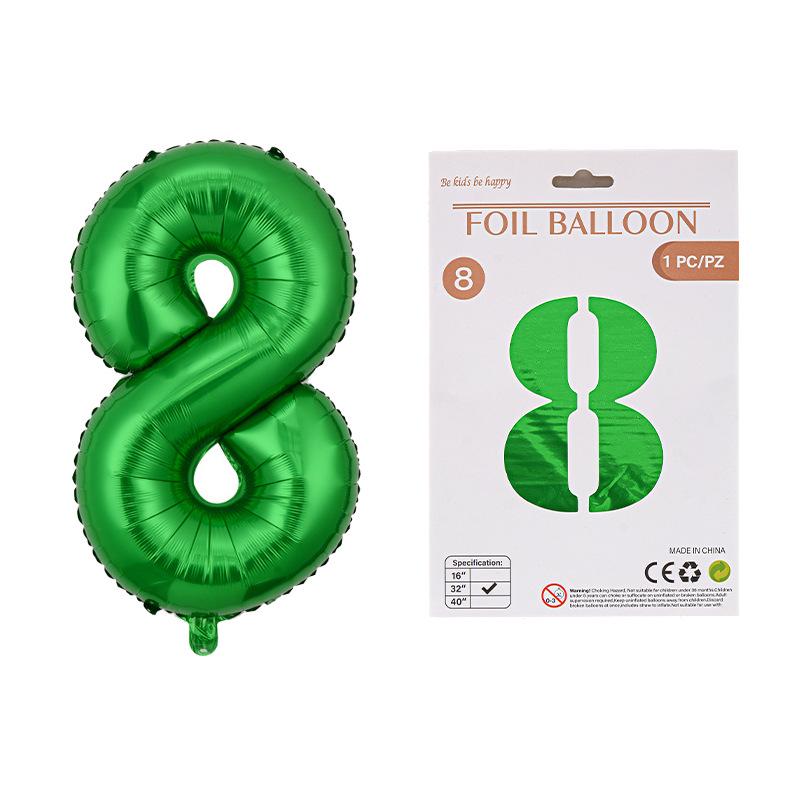 32-inch Aluminum Number Balloon in Independent Packaging for Slimming Party Decoration
32-inch Aluminum Number Balloon in Independent Packaging for Slimming Party Decoration