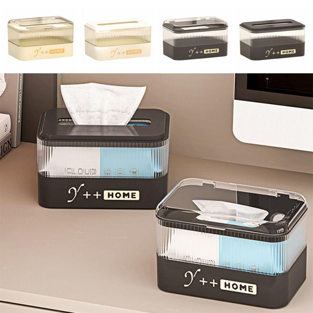 Creative Tissue Storage Box Plastic Napkin Storage Case Wet Wipe Storage Box Home Decoration Tissue Box-White
Creative Tissue Storage Box Plastic Napkin Storage Case Wet Wipe Storage Box Home Decoration Tissue Box-White
