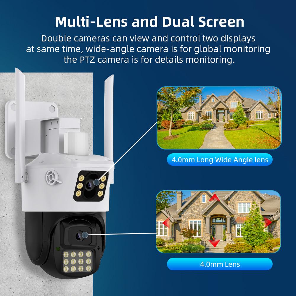ICSEE Dual-Lens 360° HD Binocular Camera for Home and Outdoor Use EU Standard
ICSEE Dual-Lens 360° HD Binocular Camera for Home and Outdoor Use EU Standard