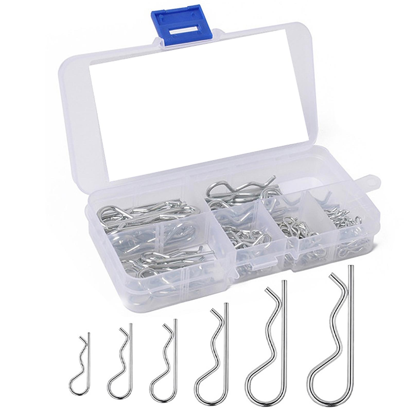 Cotter Pins 100pcs R Clips Hitch Pin Clip Assortment Kits 6 Size Carbon Steel R Pin for Threaded Connection and Anti серебряный
Cotter Pins 100pcs R Clips Hitch Pin Clip Assortment Kits 6 Size Carbon Steel R Pin for Threaded Connection and Anti серебряный