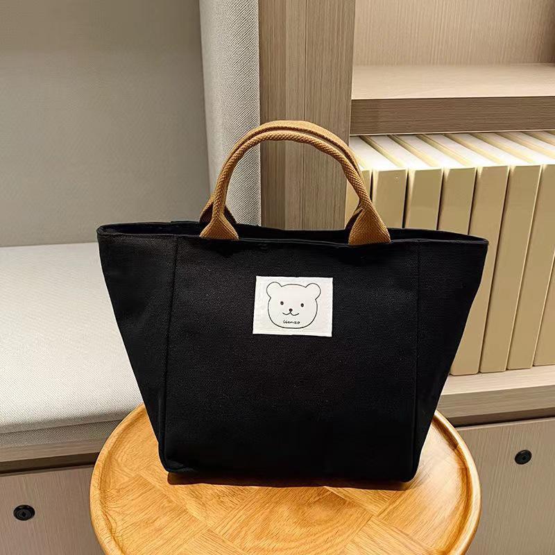 Женская сумка с милым маленьким медвежонком, модная холщовая сумка для отдыха большой емкости, сумка-шоппер Bento чёрный
Женская сумка с милым маленьким медвежонком, модная холщовая сумка для отдыха большой емкости, сумка-шоппер Bento чёрный