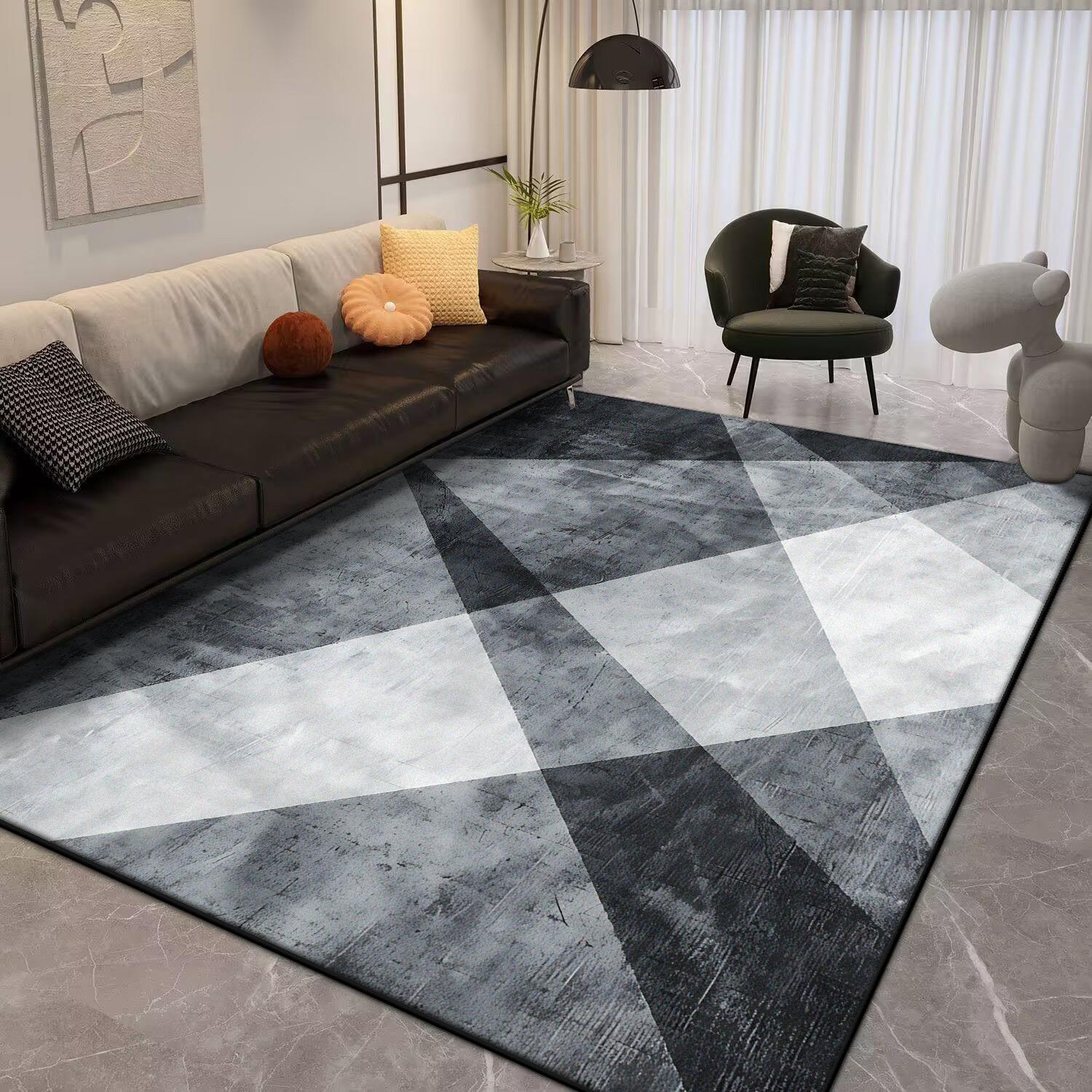 Современный геометрический ковер для гостиной, роскошный ковер большой площади 160x230 для украшения спальни, мягкий нескользящий коврик для детской комнаты 60*90cm
Современный геометрический ковер для гостиной, роскошный ковер большой площади 160x230 для украшения спальни, мягкий нескользящий коврик для детской комнаты 60*90cm