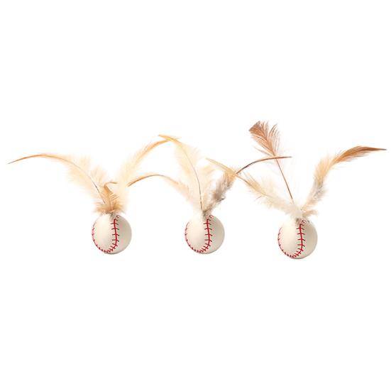 3PCS Cat Toy Exercise Ball with Feathers Lightweight Bounce Ball Interactive Entertainment Toy for Cat Active C
3PCS Cat Toy Exercise Ball with Feathers Lightweight Bounce Ball Interactive Entertainment Toy for Cat Active C