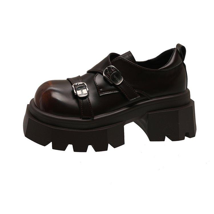 Amano кожаные на толстой подошве Amiu с двойной пряжкой и круглым носком лоферы в британском стиле маленькие кожаные туфли одинарная обувь женская 40 коричневый
Amano кожаные на толстой подошве Amiu с двойной пряжкой и круглым носком лоферы в британском стиле маленькие кожаные туфли одинарная обувь женская 40 коричневый