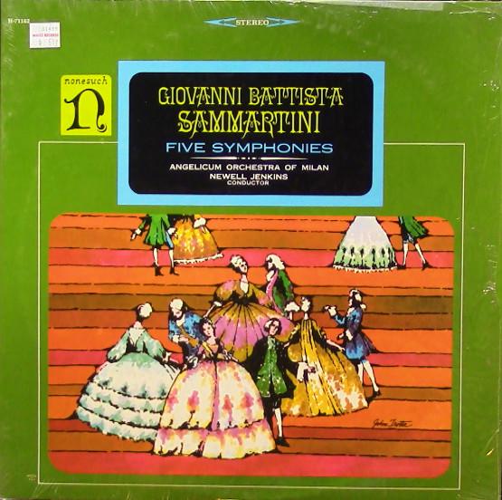 LP Record SAMMARTINI ANGELICUM ORCHESTRA OF Five Symphonies H71162 NONESUCH RECOR US Classical Used
LP Record SAMMARTINI ANGELICUM ORCHESTRA OF Five Symphonies H71162 NONESUCH RECOR US Classical Used