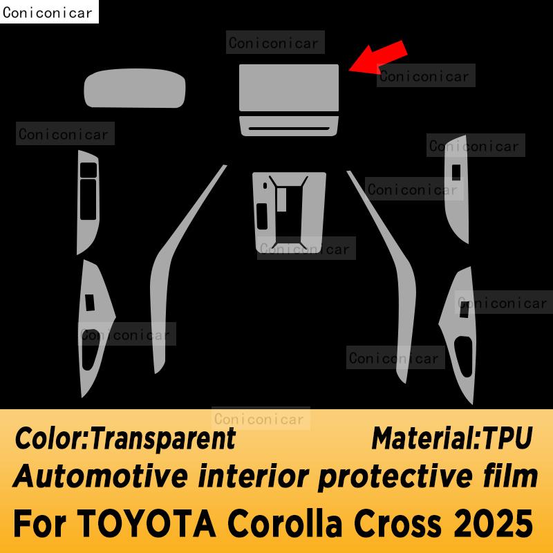 For TOYOTA Corolla Cross 2026 Panel Dashboard Navigation Automotive Interior Protective Film TPU Anti-Scratch Accessories LHD
For TOYOTA Corolla Cross 2026 Panel Dashboard Navigation Automotive Interior Protective Film TPU Anti-Scratch Accessories LHD