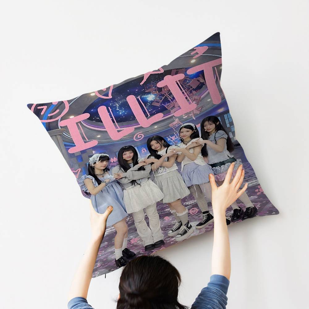 Kpop I-ILLIT Singer Pillow Gift Home Office Decoration Bedroom Sofa Car Cushion Cover Case 45x45 60cmx60cm
Kpop I-ILLIT Singer Pillow Gift Home Office Decoration Bedroom Sofa Car Cushion Cover Case 45x45 60cmx60cm