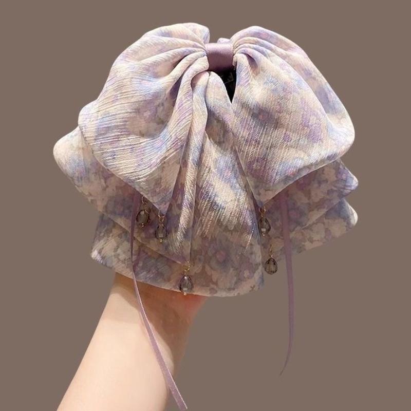 Элегантные женские заколки для волос с большим бантом, многослойные заколки-автоматы с большим бантом, шпилька, многоцветный зажим для хвостика, аксессуары для волос
Элегантные женские заколки для волос с большим бантом, многослойные заколки-автоматы с большим бантом, шпилька, многоцветный зажим для хвостика, аксессуары для волос