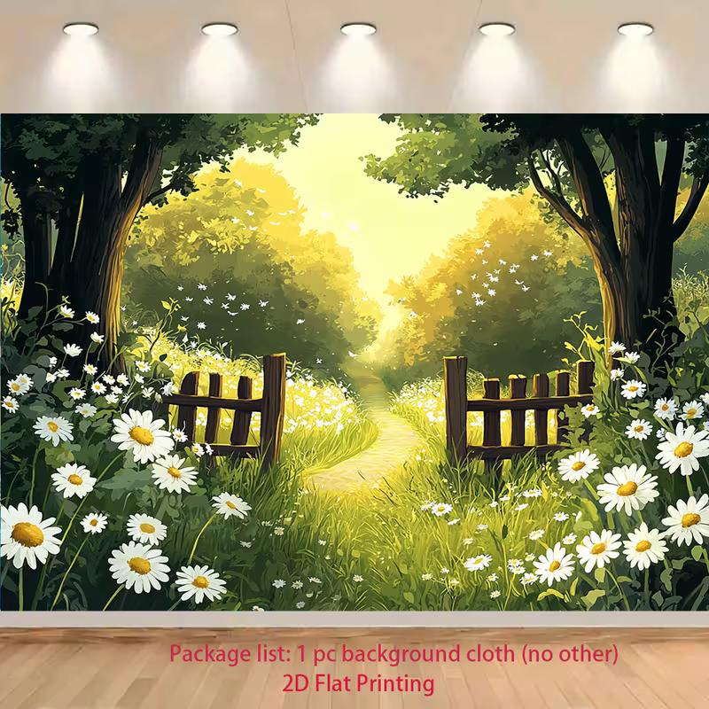 2D Daisy Garden Tapestry for Spring & Birthday Party Decoration 47.2x31.5inch/120*80cm
2D Daisy Garden Tapestry for Spring & Birthday Party Decoration 47.2x31.5inch/120*80cm