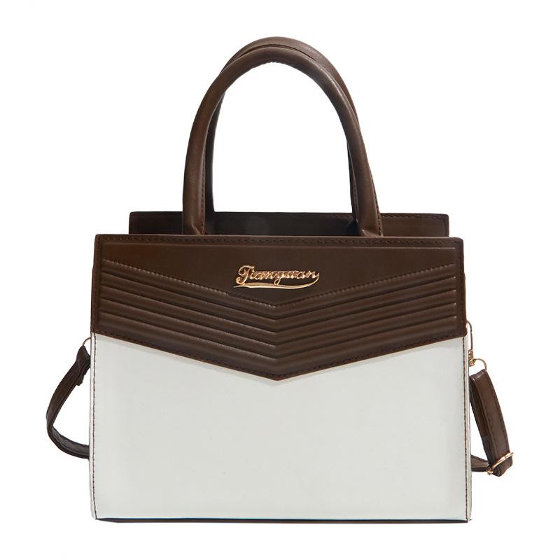 High value fresh contrasting color handbag spring new trendy large capacity crossbody shoulder small square bag коричневий
High value fresh contrasting color handbag spring new trendy large capacity crossbody shoulder small square bag коричневий