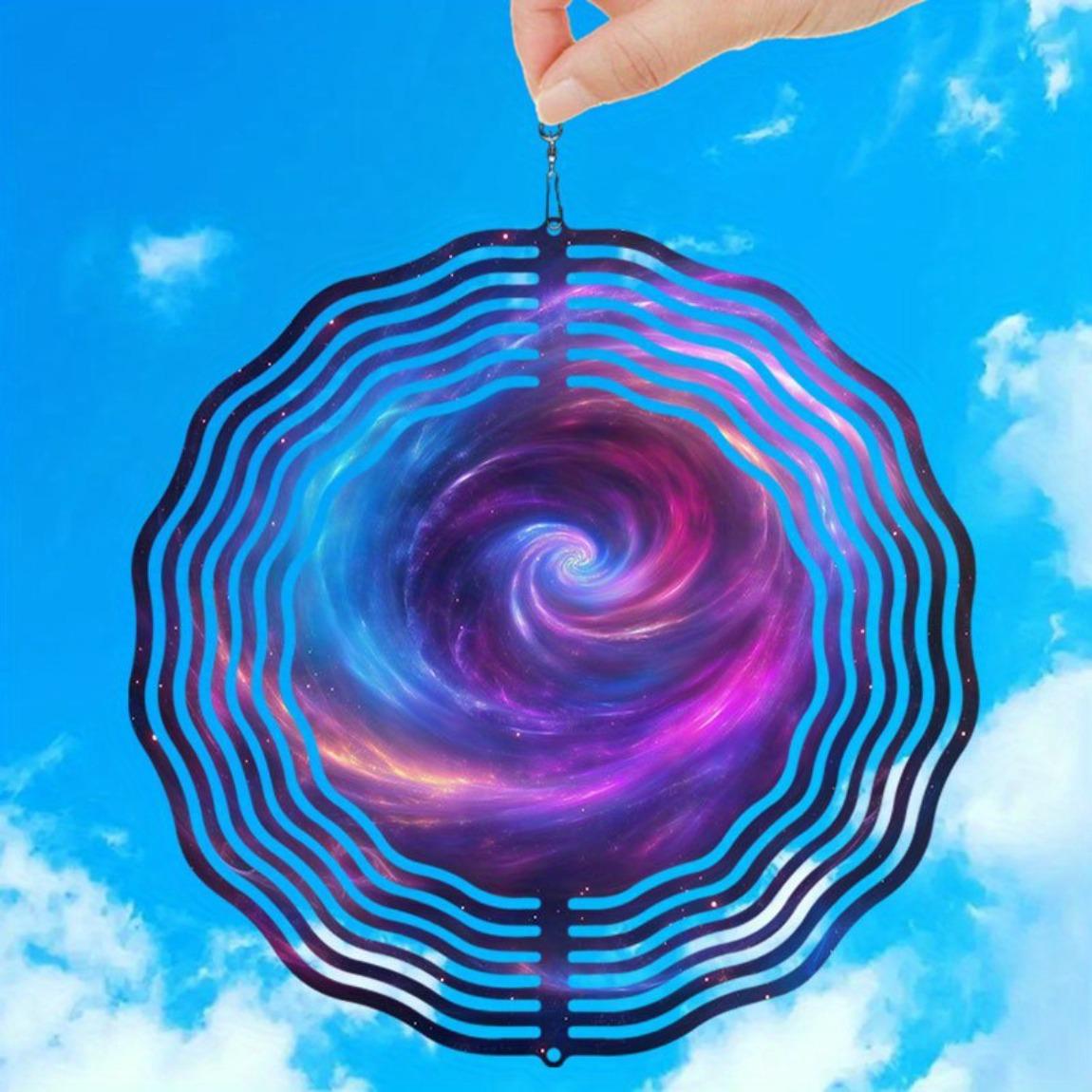 Galaxy Wind Chime Outdoor Metal Garden Decor with Cosmic Swirl Design Soothing Sound for Patio Balcony Yard Bird Deterrent
Galaxy Wind Chime Outdoor Metal Garden Decor with Cosmic Swirl Design Soothing Sound for Patio Balcony Yard Bird Deterrent