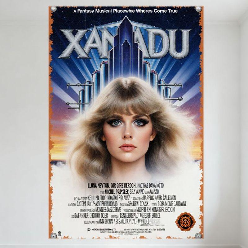 Vintage Xanadu Movie Poster Metal Tin Sign, 1980s Fantasy - Musical Retro Wall Decor for Home Bar Man Cave Club Cafe, Featuring 20x30cm(7.8x11.8inch)
Vintage Xanadu Movie Poster Metal Tin Sign, 1980s Fantasy - Musical Retro Wall Decor for Home Bar Man Cave Club Cafe, Featuring 20x30cm(7.8x11.8inch)