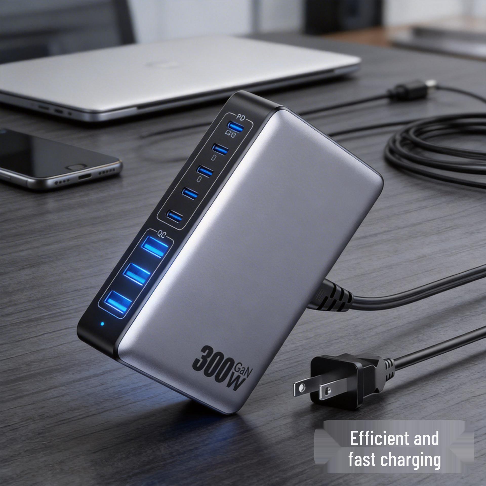 300W GaN Universal Charger: High-Power 20V5A for Phones, Tablets, Laptops AU Plug with 1.5M Power Cable
300W GaN Universal Charger: High-Power 20V5A for Phones, Tablets, Laptops AU Plug with 1.5M Power Cable