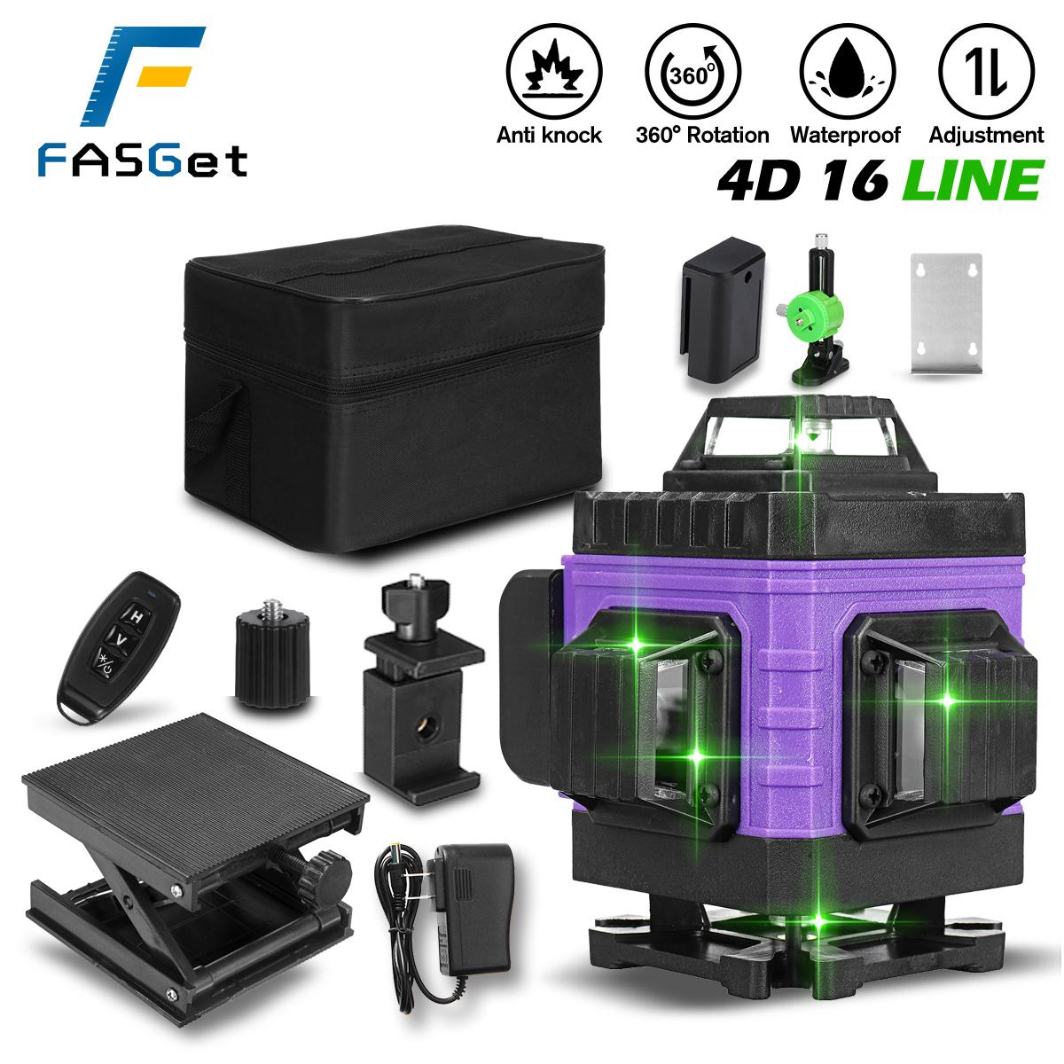 FASGet 8/12/16 линий 3/4D лазерный уровень Самовыравнивающийся 360 горизонтальный и вертикальный крест Супер мощный зеленый лазерный уровень
FASGet 8/12/16 линий 3/4D лазерный уровень Самовыравнивающийся 360 горизонтальный и вертикальный крест Супер мощный зеленый лазерный уровень