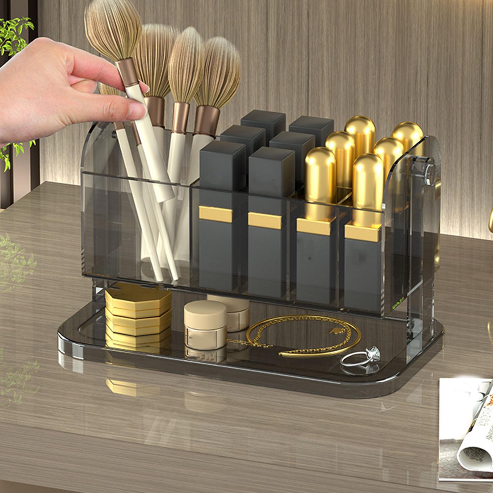 Portable Plastic Lipsticks Shelf with Compartments Desktop Transparent Cosmetic Lipsticks Uncovered
Portable Plastic Lipsticks Shelf with Compartments Desktop Transparent Cosmetic Lipsticks Uncovered