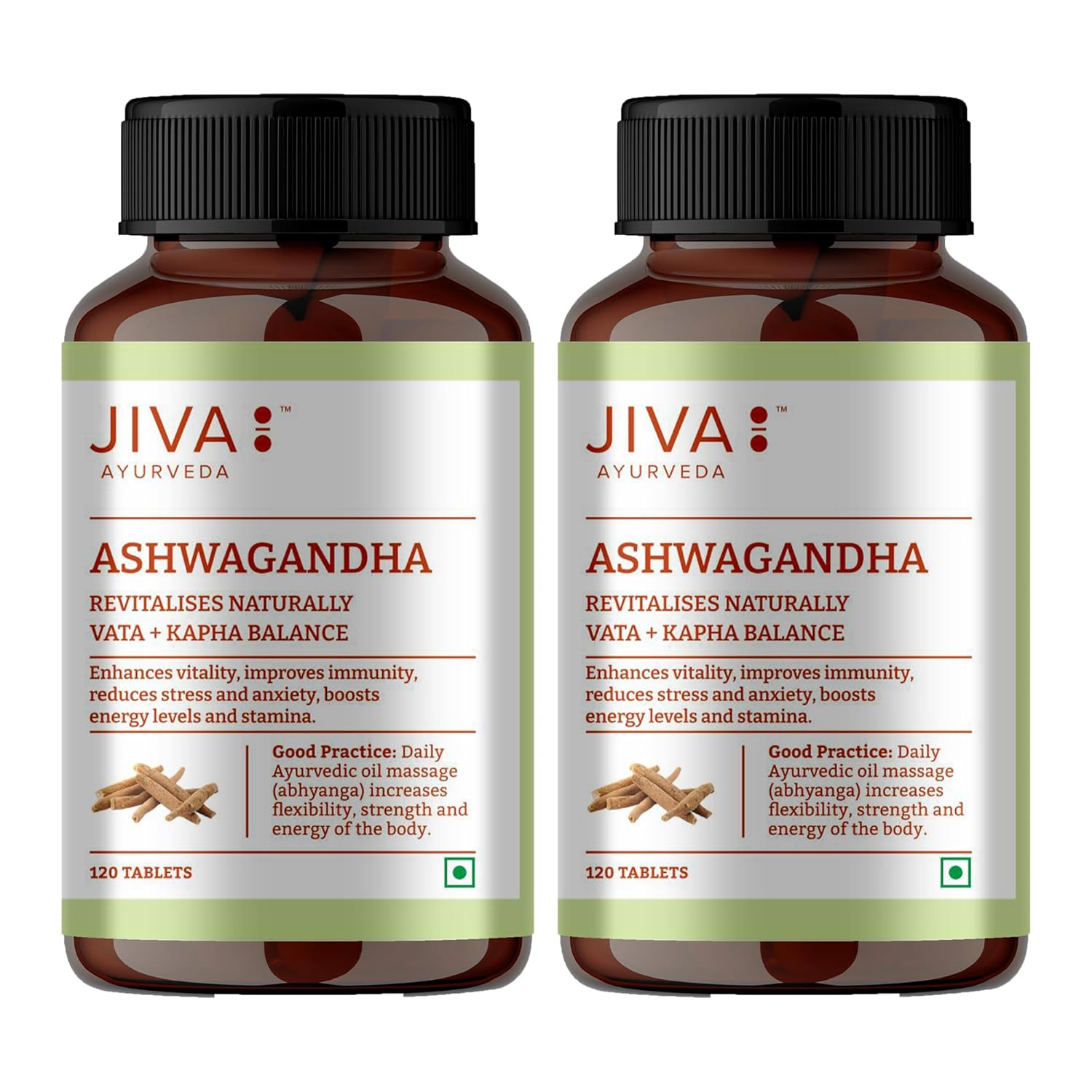 Jiva Ashwagandha Tablets 500mg 120 Tablets X Pack of 2 Pure Herbal Supplement for Energy & Vitality
Jiva Ashwagandha Tablets 500mg 120 Tablets X Pack of 2 Pure Herbal Supplement for Energy & Vitality