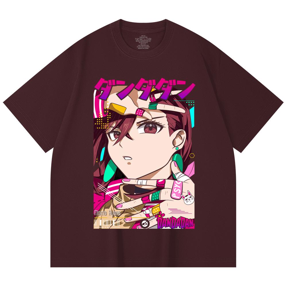 230 Gsm 100% Cotton Dandadan V21 Momo Print Unisex Heavy Cotton T Shirt 2XL вина червоного кольору
230 Gsm 100% Cotton Dandadan V21 Momo Print Unisex Heavy Cotton T Shirt 2XL вина червоного кольору