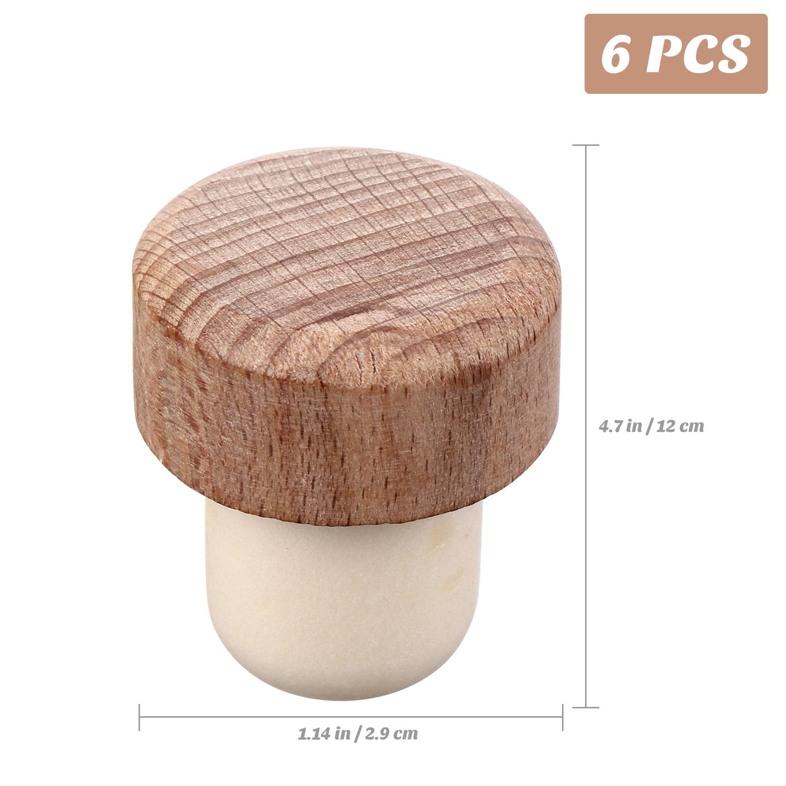 6Pcs 29mm Wooden Stopper Bottle Plug Wine Stoppers Sealing Cork Reusable Bottles Seal Oak Wood Plug For Glass Jar Stopper Plug
6Pcs 29mm Wooden Stopper Bottle Plug Wine Stoppers Sealing Cork Reusable Bottles Seal Oak Wood Plug For Glass Jar Stopper Plug