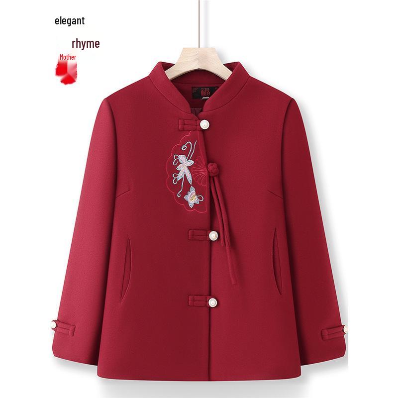 Elegant Embroidered Woolen Coat for Middle-Aged & Elderly Women – Spring & Autumn Fashion 5XL (140-155 jin)
Elegant Embroidered Woolen Coat for Middle-Aged & Elderly Women – Spring & Autumn Fashion 5XL (140-155 jin)
